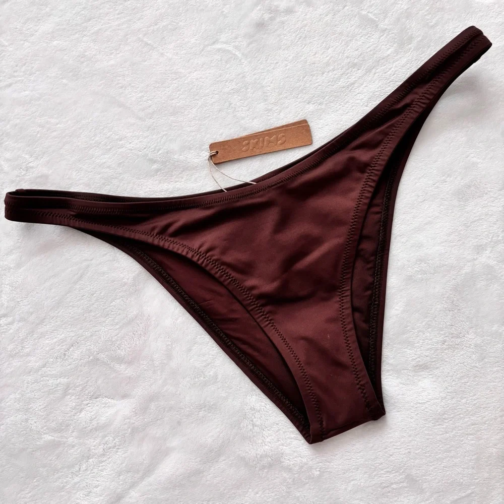 SKIMS Cheeky Tanga Cocoa Bikini Bottom--NWT--XL